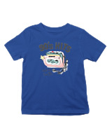 T-Shirt  Παιδικό - 90's Hits - Color Thumbnail Μπλε Ρουά