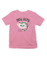 T-Shirt  Παιδικό - 90's Hits - Color Thumbnail Ροζ