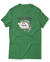 T-Shirt  Γυναικείο - 90's Hits - Color Thumbnail Πράσινο