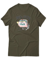 T-Shirt  Γυναικείο - 90's Hits - Color Thumbnail Χακί