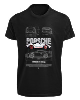 T-Shirt Fit Αντρικό - 911 GT3  - Color Thumbnail Μαύρο
