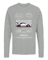 Μακρυμάνικο Μακό Αντρικό - 911 GT3  - Color Thumbnail Γκρι Μελανζέ