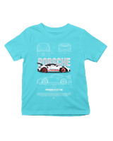 T-Shirt  Παιδικό - 911 GT3  - Color Thumbnail Οινοπνευματί