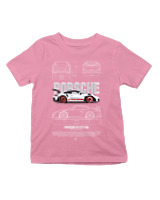 T-Shirt  Παιδικό - 911 GT3  - Color Thumbnail Ροζ