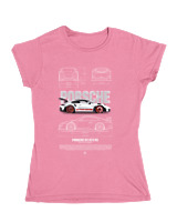 Κοριτσίστικο Κοντομανικο Παιδικό - 911 GT3  - Color Thumbnail Ροζ