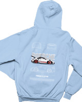 Φούτερ με κουκούλα Παιδικό - 911 GT3  - Color Thumbnail Γαλάζιο