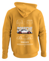 Φούτερ με κουκούλα - 911 GT3  - Color Thumbnail Κίτρινο Χρυσό