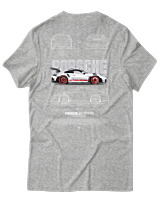 T-Shirt Αντρικό - 911 GT3  - Color Thumbnail Γκρι Μελανζέ