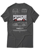 T-Shirt Αντρικό - 911 GT3  - Color Thumbnail Ανθρακί