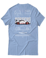 T-Shirt Αντρικό - 911 GT3  - Color Thumbnail Γαλάζιο