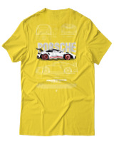 T-Shirt Αντρικό - 911 GT3  - Color Thumbnail Χρυσό Κίτρινο