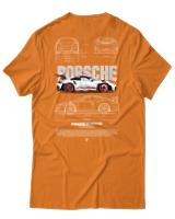 T-Shirt Αντρικό - 911 GT3  - Color Thumbnail Πορτοκαλί