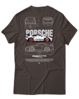 T-Shirt Αντρικό - 911 GT3  - Color Thumbnail Καφέ