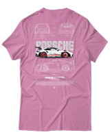 T-Shirt Αντρικό - 911 GT3  - Color Thumbnail Ροζ