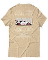 T-Shirt Αντρικό - 911 GT3  - Color Thumbnail Μπεζ