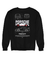 Φούτερ χωρίς κουκούλα Γυναικείο - 911 GT3  - Color Thumbnail Μαύρο