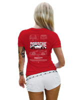 T-Shirt Στενή Γραμμή Γυναικείο - 911 GT3  - Color Thumbnail Κόκκινο