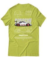 T-Shirt  Γυναικείο - 911 GT3  - Color Thumbnail Λαχανί