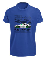 T-Shirt Fit Αντρικό - 911 GT3 RS - Color Thumbnail Μπλε Ρουά