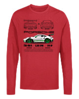 Μακρυμάνικο Μακό Αντρικό - 911 GT3 RS - Color Thumbnail Κόκκινο