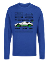 Μακρυμάνικο Μακό Αντρικό - 911 GT3 RS - Color Thumbnail Μπλε Ρουά