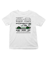 T-Shirt  Παιδικό - 911 GT3 RS - Color Thumbnail 'Ασπρο