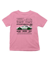 T-Shirt  Παιδικό - 911 GT3 RS - Color Thumbnail Ροζ