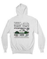 Ζακέτα Φούτερ με κουκούλα Αντρικό - 911 GT3 RS - Color Thumbnail 'Ασπρο