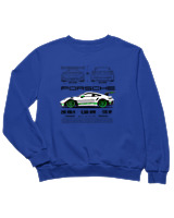 Φούτερ χωρίς κουκούλα Παιδικό - 911 GT3 RS - Color Thumbnail Μπλε Ρουά
