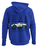 Φούτερ με κουκούλα Γυναικείο - 911 GT3 RS - Color Thumbnail Μπλε Ρουά