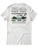 T-Shirt Αντρικό - 911 GT3 RS - Color Thumbnail Άσπρο