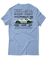 T-Shirt Αντρικό - 911 GT3 RS - Color Thumbnail Γαλάζιο