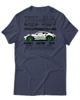 T-Shirt Αντρικό - 911 GT3 RS - Color Thumbnail Μπλε Γκρι