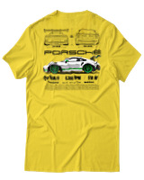 T-Shirt Αντρικό - 911 GT3 RS - Color Thumbnail Χρυσό Κίτρινο