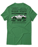 T-Shirt Αντρικό - 911 GT3 RS - Color Thumbnail Πράσινο