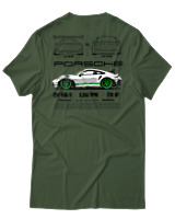 T-Shirt Αντρικό - 911 GT3 RS - Color Thumbnail Κυπαρισσί