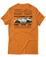 T-Shirt Αντρικό - 911 GT3 RS - Color Thumbnail Πορτοκαλί