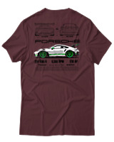 T-Shirt Αντρικό - 911 GT3 RS - Color Thumbnail Μπορντό