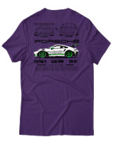 T-Shirt Αντρικό - 911 GT3 RS - Color Thumbnail Σκούρο Μωβ