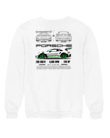 Φούτερ χωρίς κουκούλα Αντρικό - 911 GT3 RS - Color Thumbnail 'Ασπρο