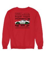 Φούτερ χωρίς κουκούλα Αντρικό - 911 GT3 RS - Color Thumbnail Κόκκινο