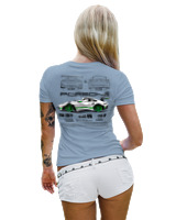 T-Shirt Στενή Γραμμή Γυναικείο - 911 GT3 RS - Color Thumbnail Γαλάζιο