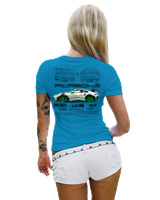 T-Shirt Στενή Γραμμή Γυναικείο - 911 GT3 RS - Color Thumbnail Τιρκουάζ