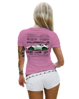 T-Shirt Στενή Γραμμή Γυναικείο - 911 GT3 RS - Color Thumbnail Ροζ