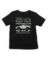 T-Shirt  Παιδικό - 911 GT3 RS - Color Thumbnail Μαύρο