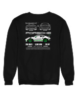Φούτερ χωρίς κουκούλα Αντρικό - 911 GT3 RS - Color Thumbnail Μαύρο