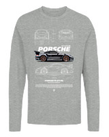 Μακρυμάνικο Μακό Αντρικό - 911 GT3 RS - Color Thumbnail Γκρι Μελανζέ