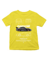 T-Shirt  Παιδικό - 911 GT3 RS - Color Thumbnail Κίτρινο