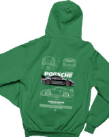 Φούτερ με κουκούλα Παιδικό - 911 GT3 RS - Color Thumbnail Πράσινο
