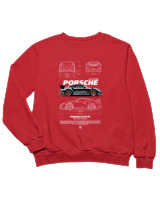 Φούτερ χωρίς κουκούλα Παιδικό - 911 GT3 RS - Color Thumbnail Κόκκινο